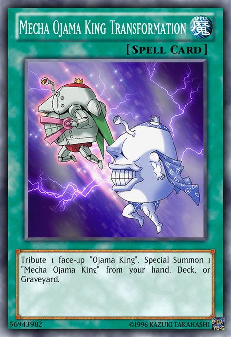 Mecha Ojama King Transformation Yu Gi Oh Card By Duel Express On Deviantart