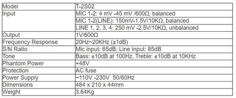 T 2s02 Stereo Mixer Pre Amplifier Itc Malaysia Pa System Led