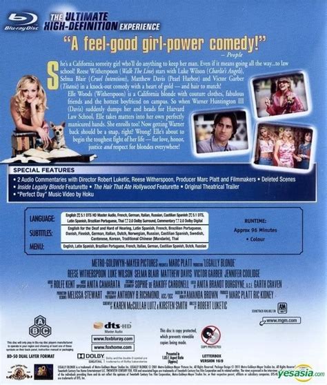 Yesasia Legally Blonde Blu Ray Hong Kong Version Blu Ray Matthew