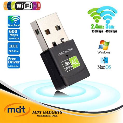 Ac600 Driver Free 600mbps Wireless Usb Wifi Adapter 24g 5ghz Dual Band 80211bngac Network