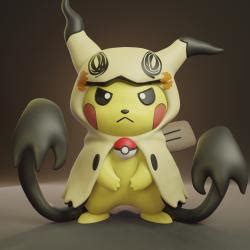 Pikachu Cosplay 3d Models STLFinder