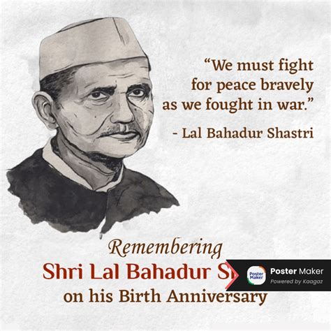 Tributes To Lal Bahadur Shastri With 11 Best Jayanti Posters