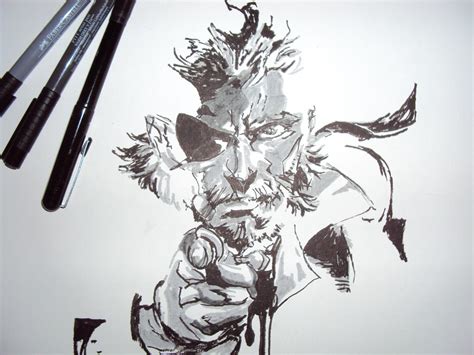 MGS Big Boss by Amlua on DeviantArt