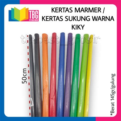 Jual 1 Gulung 5 Lembar Kertas Marmer Kertas Sukung Sampul Buku