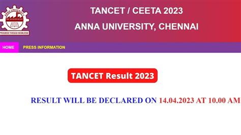 Tancet Result To Be Released On April Know How To Check At