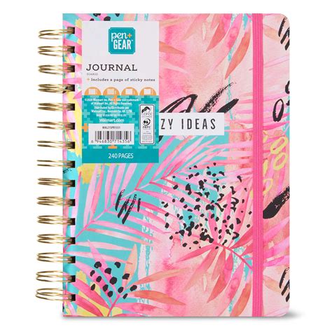 Pen Gear Spiral Bound Journal With Dividers 240 Pages