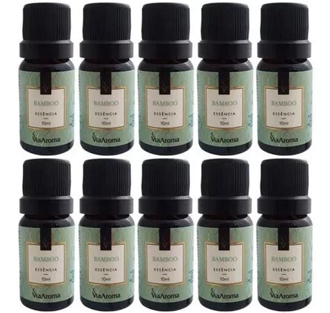 Kit Essencia Aromatica Bambo Bambu Bamboo Ml Via Aroma Frete Gr Tis