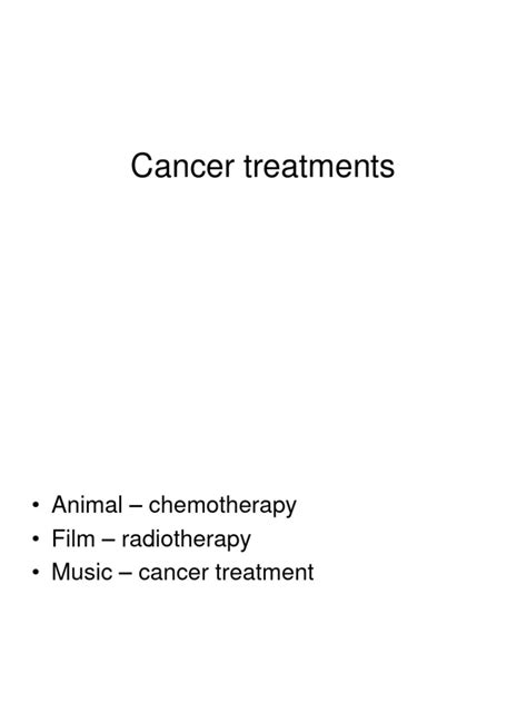 Cancer Treatments Basics Procedure Pdf Radiation Therapy Cancer