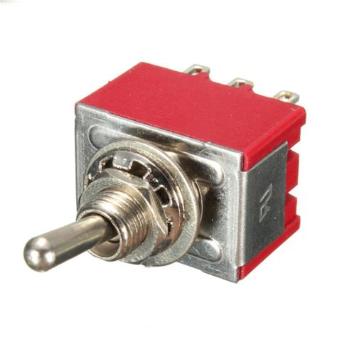 Pcs Pdt On Off On Posi O Pins Mini Toggle Switch A Vac