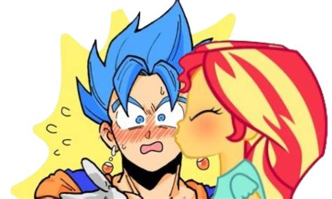 Sunset Shimmer Kiss Vegetto By Gokuee2362365236 On Deviantart