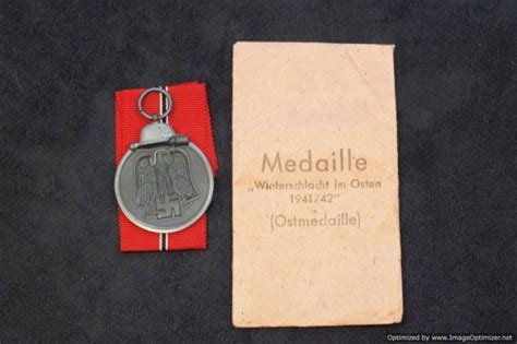 SMGL 2350 Ost Medal W Packet Maker Marked By Steinhauer Luck SOLD