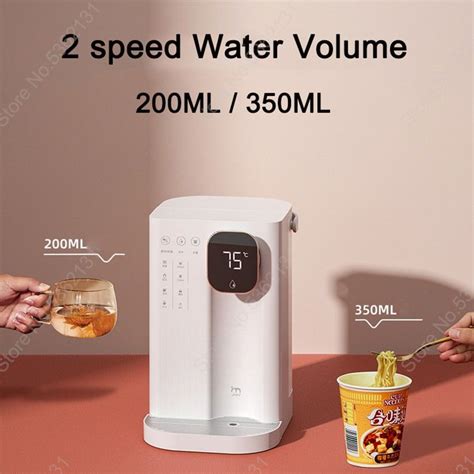 JIMI Instant Hot Water Dispenser Hot And Cold Desktop Electric Kettle L Thermostat Portable