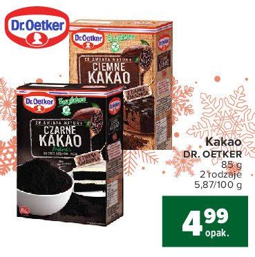 Kakao czarne intense bez glutenu Dr oetker ze świata natury cena