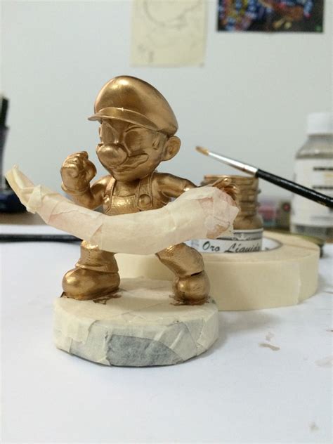 Phew! My first custom Amiibo! GOLDEN MARIO from...