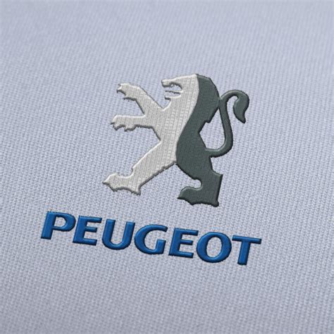 Peugeot Old Logo Embroidery Design Download