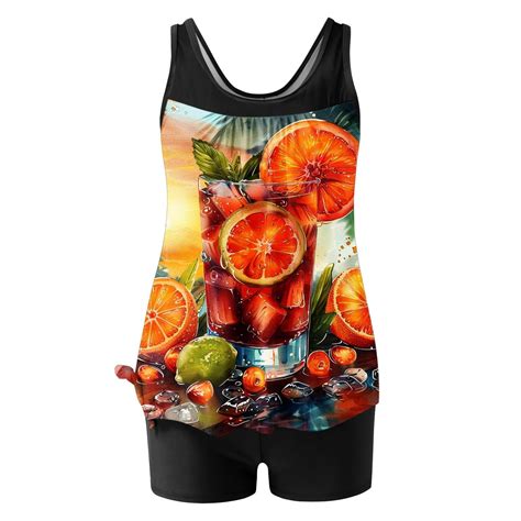 Deals Summer Bikini For Women Th Of July Summer Swimsuits Tops Independence Day Swimwear U Neck