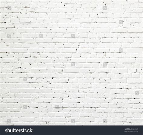 White Roughly Textured Brick Wall Painted Stock Photo 61318567 ...