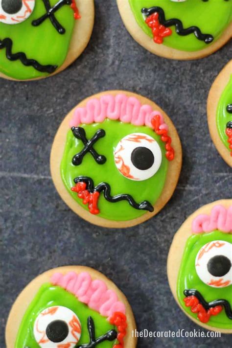 ZOMBIE COOKIES: Fun Halloween party treat with video how-tos.