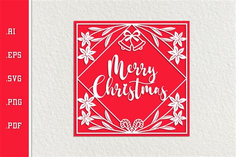 Christmas Card SVG EPS AI PNG PDF Graphic By Slim Studio Creative Fabrica