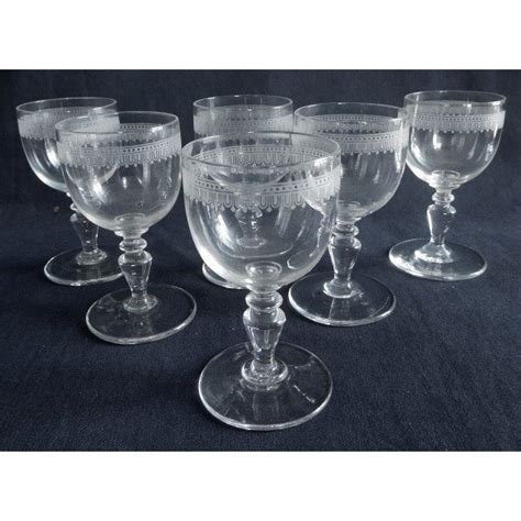 Baccarat 6 Bicchieri Da Vino Da Porto Decoro Luigi XVI Catawiki