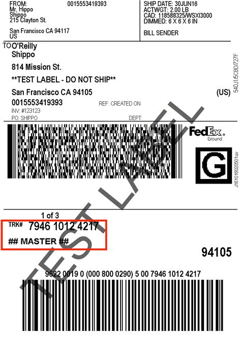 Where Is The Fedex Tracking Number On The Label - Ythoreccio