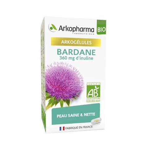 ARKOPHARMA Arkogélules bardane bio 150 gélules Parapharmacie Pharmarket