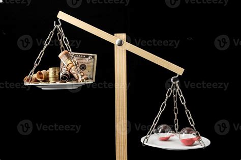 Clock and Currency Time is Money Concept 16735393 Stock Photo at Vecteezy