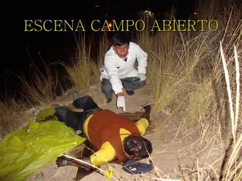 Criminalística Escena del crimen