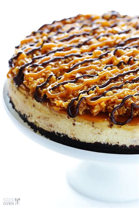 Samoa Cheesecake - Gimme Some Oven