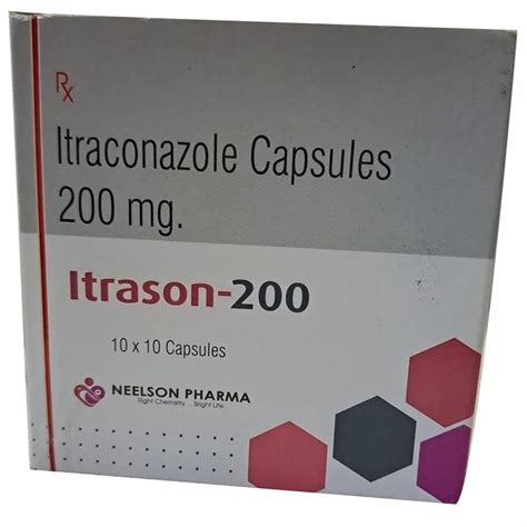 200mg Itraconazole Capsules Prescription Treatment To Treat Fungal
