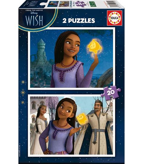 PUZZLE 2X20 PIEZAS DISNEY WISH DE EDUCA JUGUETES PANRE