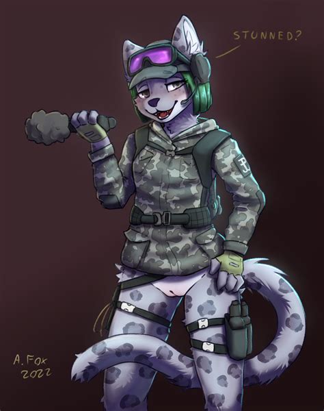 Rule 34 Camo Camo Clothing Camo Print Clothing Ela Rainbow Six Felid Female Furrification