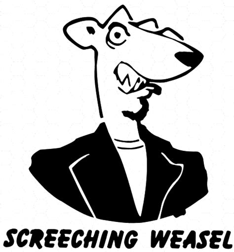 Screeching Weasel Logo Vinyl Decal Sticker