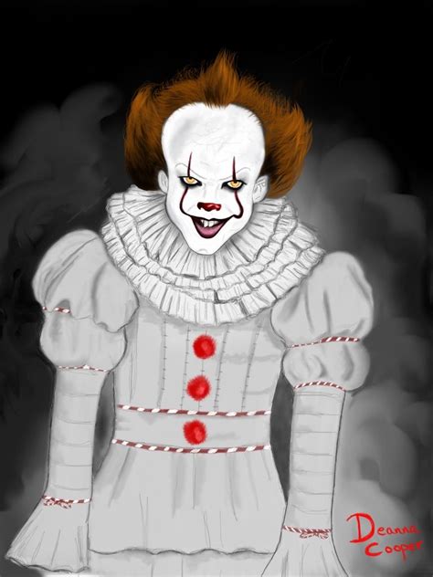 Pennywise The Dancing Clown Stephen Kings It 2017 Bill Skarsgard Artwork By Deanna Cooper