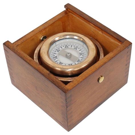 Boxed Boat Compass By Wilcox Crittendon At 1stdibs