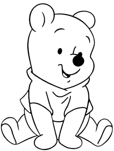 Artistic Escape Coloring Bear Coloring Pages Winnie The Pooh Drawing