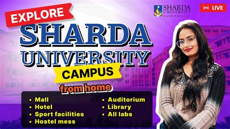 Sharda University Campus Tour Sharda University Campus Life