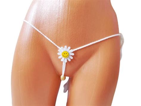 Extreme Micro Bikini Crochet Women Sexy Erotic Lingerie Daisies Flower Christmas Gift For Her