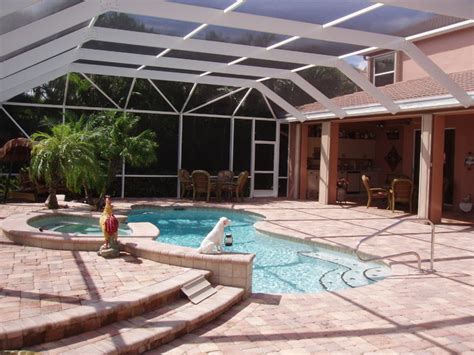 Residential Pool Enclosure Traditional Swimming Pool Hot Tub