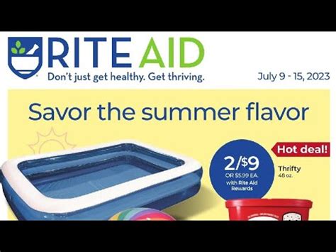 Rite Aid AD SCAN July 9 15 2023 Time To Think And Be Creative