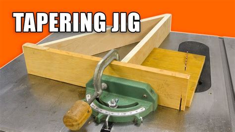 Make A Mitre Gauge Tapering Jig For The Table Saw Youtube