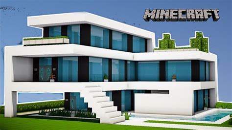 Como Hacer Una Casa Moderna En Minecraft Super Facil Tutorial 16