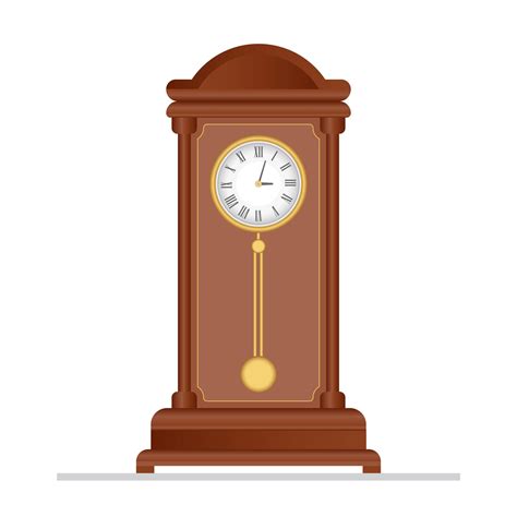 Old vintage clock with pendulum 1312528 Vector Art at Vecteezy