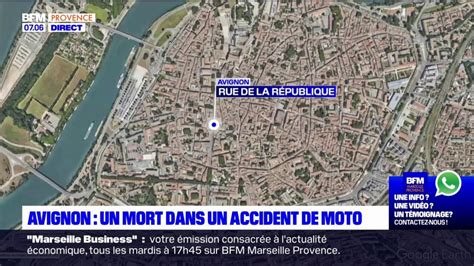 Avignon un accident de moto fait un mort et un blessé grave