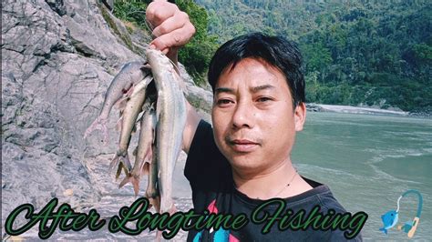 After Longtime Fishing At Siang River Tuting Upper Siang Arunachal