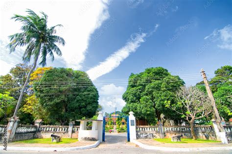 Vietnam war and Con Dao island museum in Con Dao, southern Vietnam ...