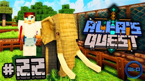 Minecraft Mods Ali A S Quest 22 ELEPHANT TAMING YouTube