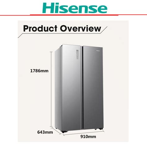 HISENSE Send By Lorry Authorised Dealer 620L SIDE BY SIDE WITH FAST