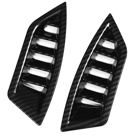 2 Stuks Carbon Fiber Air Vent Outlet Trim Cover De Grandado