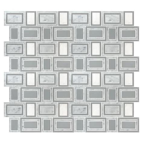 Msi Stone Ulc Interlocking 12 Inch X 12 Inch X 8 Mm Glassmetalstone